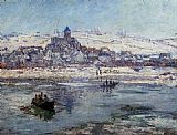 Claude Monet Vetheuil in Winter painting